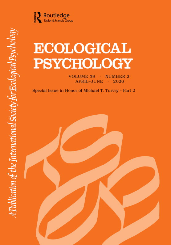 Cover of Ecological Psychology, Volume 38, Number 2 (April–June 2026)